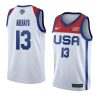 bam adebayo home basketball jeysey tokyo olympics white 2021