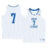 baron davis drew league alumni basketball whitejersey white