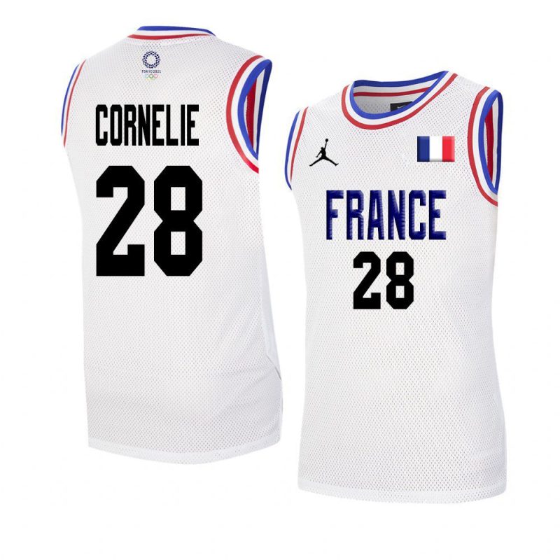 basketball team petr cornelie 2021 tokyo olympics white jersey