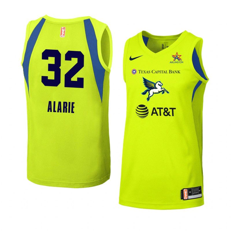 bella alarie women's jersey swingman green 2020