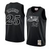 ben simmons jersey hardwood classics black throwback men's