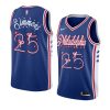 ben simmons jersey santa clause blue christmas men's