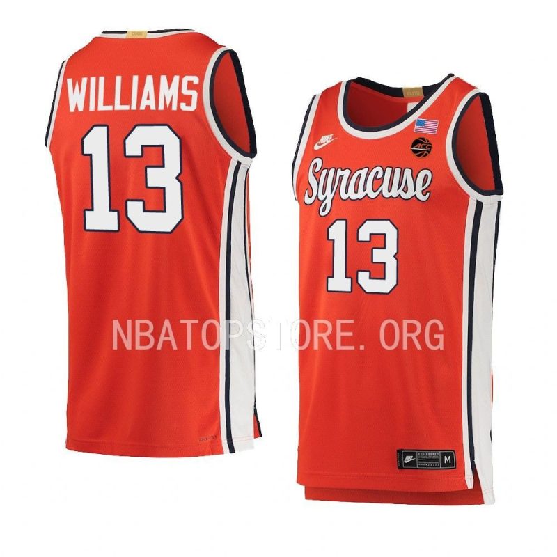 benny williams limited jersey retro basketball orange 2022 23