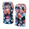 bill bradley black floral fashion jersey