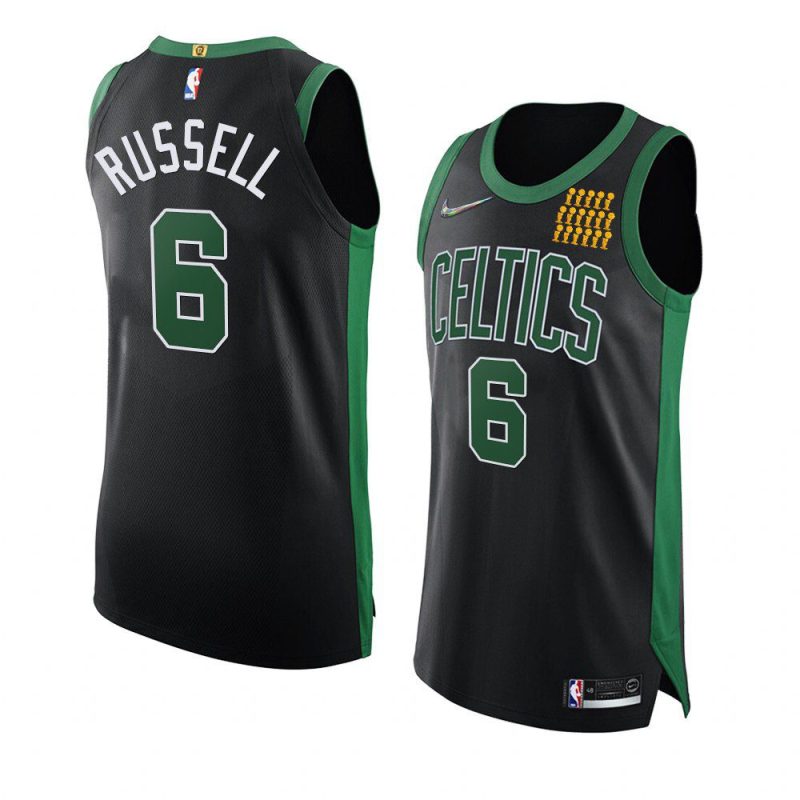 bill russell celtics jersey glory awardsgolden commemorative black