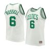 bill russell hardwood classics jersey legend forever white