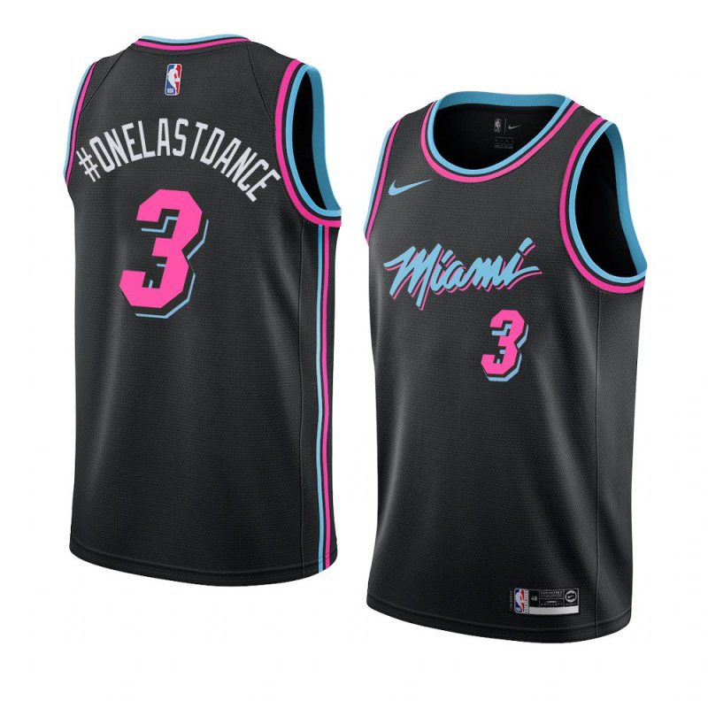 black heat dwyane wade vice night men's jersey