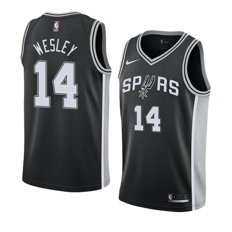 blake wesley spurs icon edition black 2022 nba draft jersey