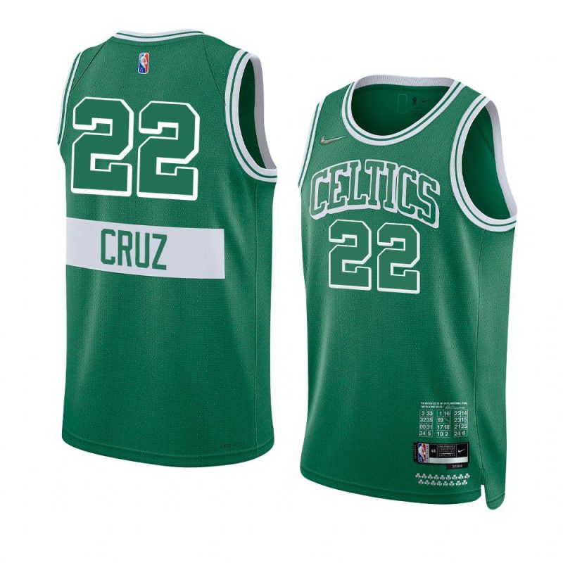 bo cruz celticsjersey city edition green