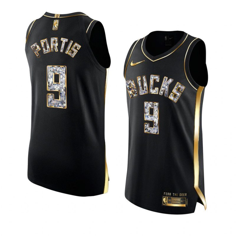 bobby portis black 2022 nba playoffs jersey