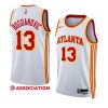 bogdan bogdanovic hawksjersey 2022 23association edition whiteswingman