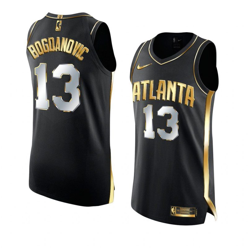 bogdan bogdanovic jersey golden edition black limited authentic men