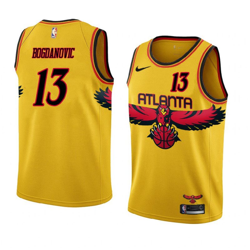 bogdan bogdanovic throwback jersey city edition yellow 2021