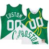 boston celtics custom white green big face 5.0 mentank top