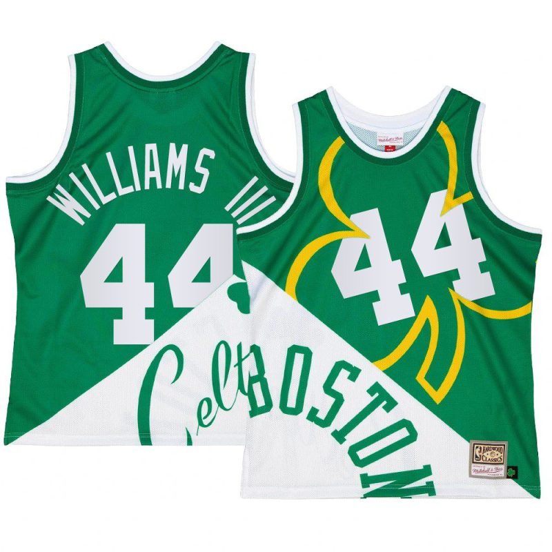 boston celtics robert williams iii white green big face 5.0 mentank top