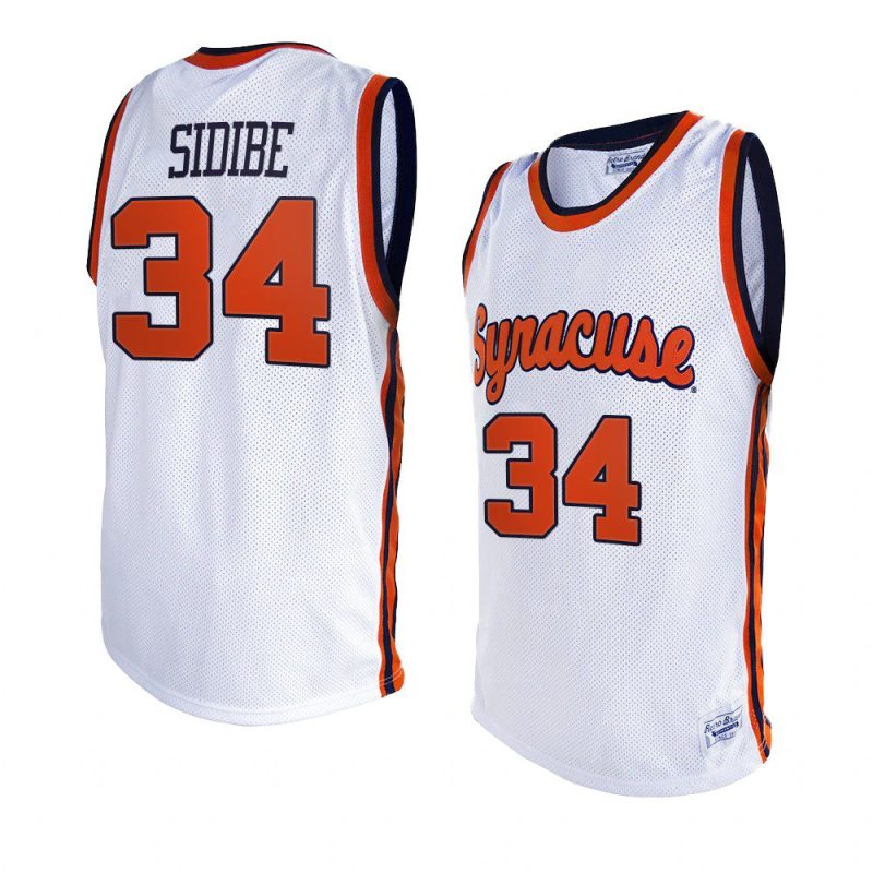 bourama sidibe original retro jersey college basketball white