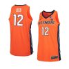 brandon lieb replica jersey basketball orange