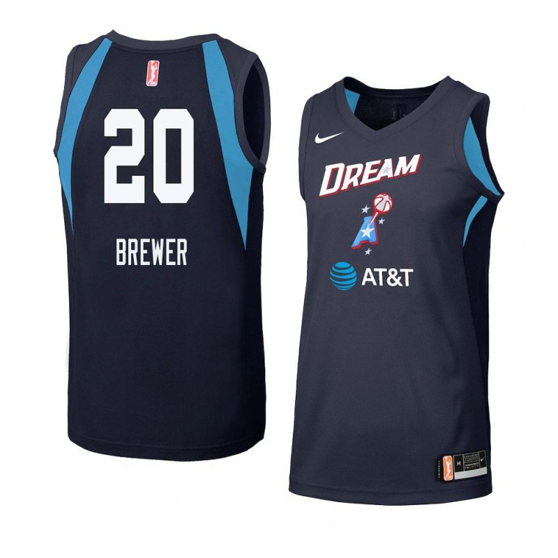 brittany brewer women's jersey swingman navy 2020