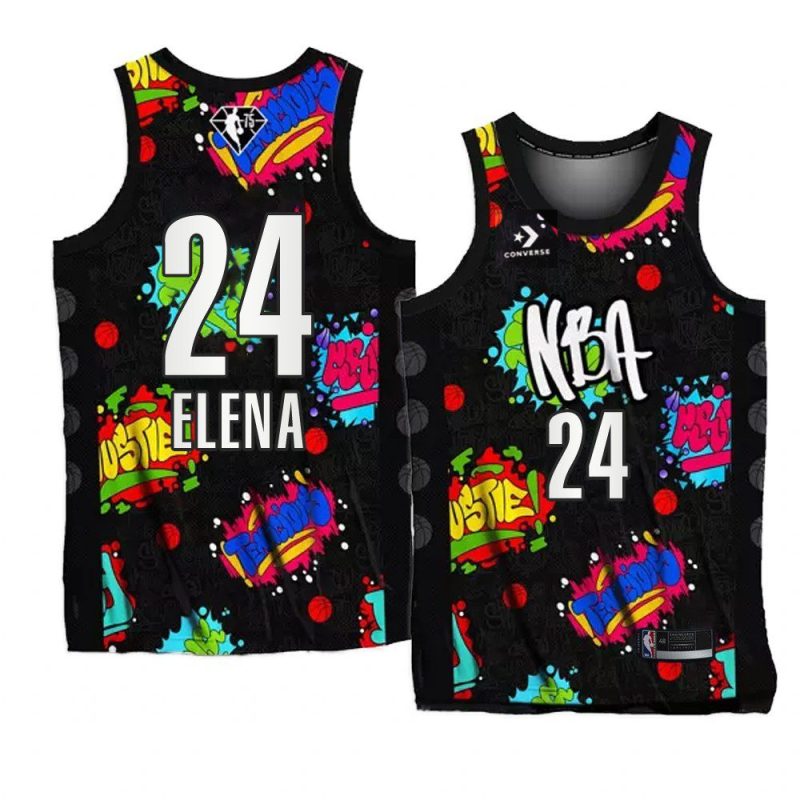 brittney elena team walton all star black 2022 nba celebrity game jersey