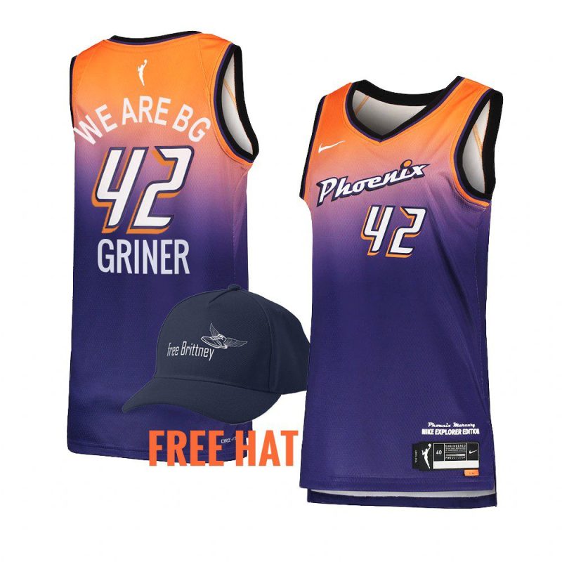 brittney griner women jersey explorer edition purple