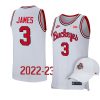 bronny james jersey retro basketball white 2022 23