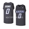 bronny james sierra canyon trailblazersjersey basketball blackreplica