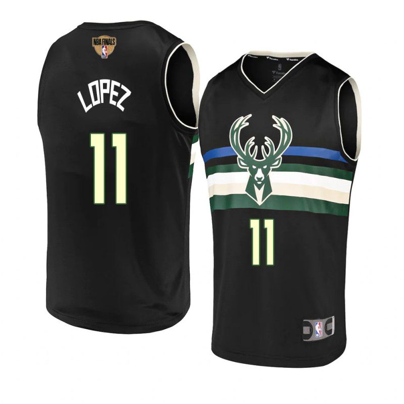 brook lopez statement edition jersey 2021 nba finals black