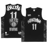 brooklyn nets kyrie irving black aape x nba style ape face mentank top