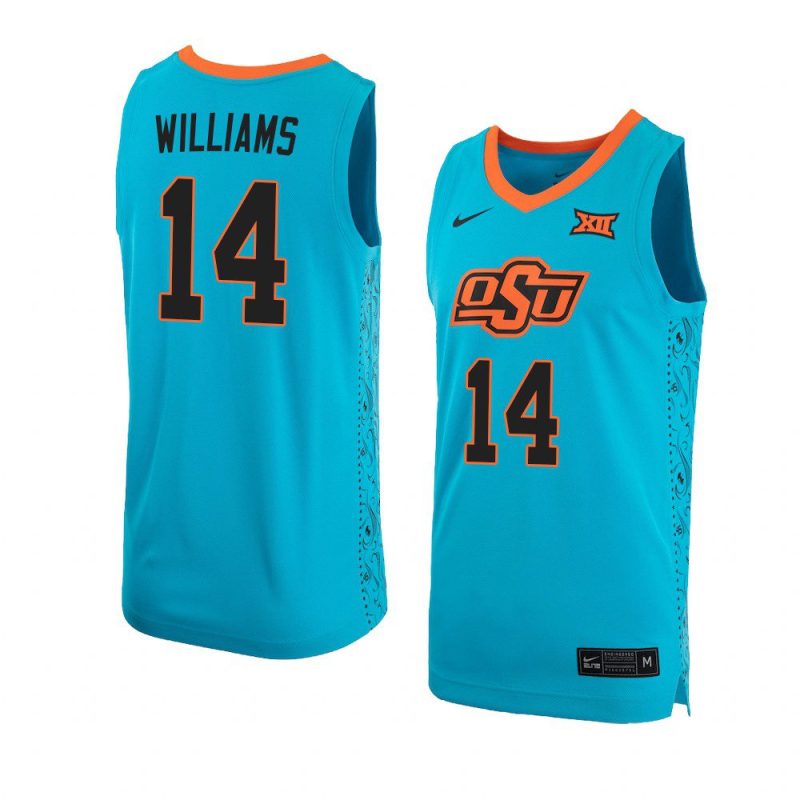 bryce williams alternate replica jersey basketball turquoise