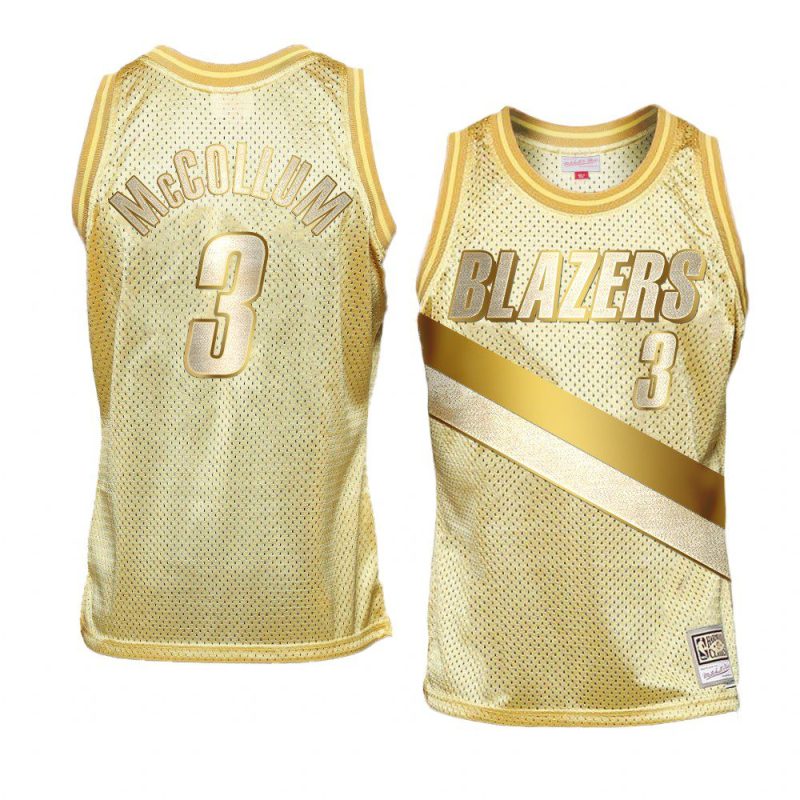 c.j. mccollum golden midas sm jersey