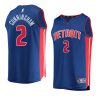 cade cunningham jersey 2021 nba draft first blue