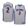 cade cunningham jersey 2021 nba draft no.1 gray