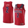 caleb love red jersey replica basketball