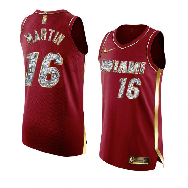 caleb martin heatjersey 2022 nba playoffs red