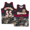 camo hawks dikembe mutombo woodland camo men's jersey