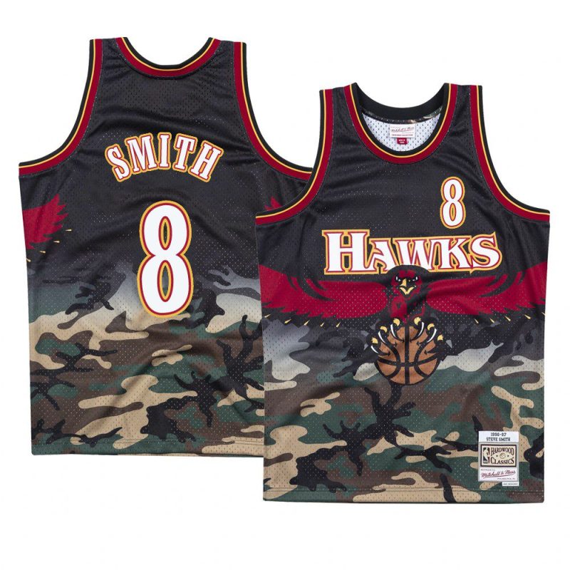 camo hawks steve smith woodland camo men's jersey