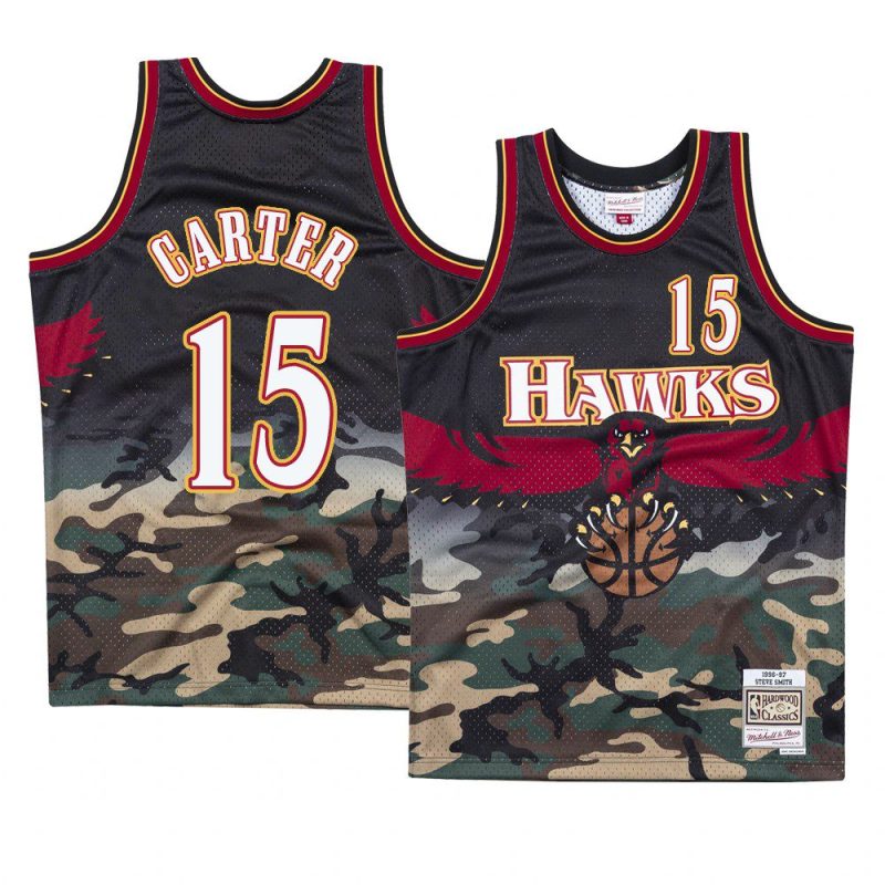 camo hawks vince carter woodland camo men's jersey