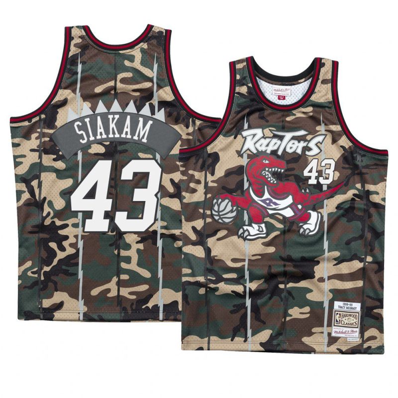 camo raptors pascal siakam woodland camo men's jersey