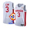 canada basketball fiba world cup 2023 melvin ejim white jersey