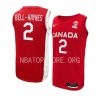 canada basketball fiba world cup 2023 trae bell haynes red jersey