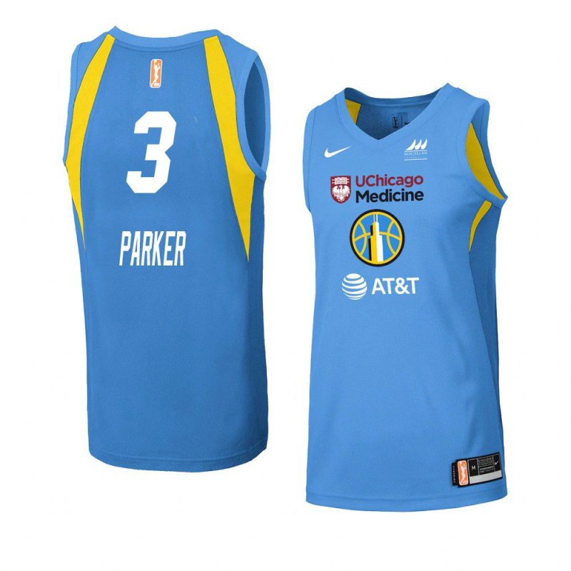 candace parker women's jersey swingman blue 2021