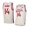 carter gilmore throwback replica jersey college basketball white