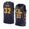 cavaliers dean wade city jersey men's navy 2019 20