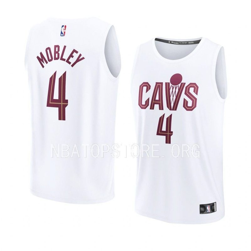 cavaliers evan mobley white fast break player association edition jersey