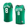 celtics danilo gallinari green fast break replica icon edition jersey