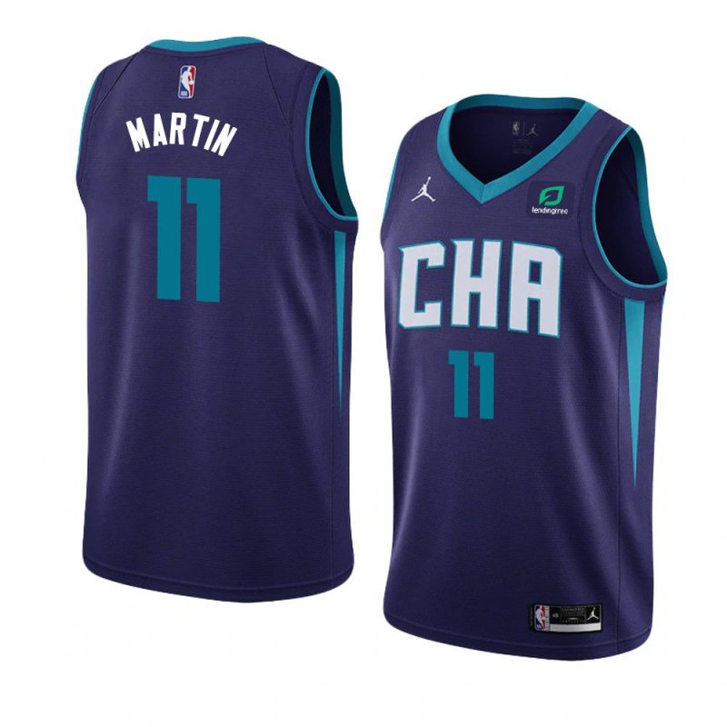 charlotte hornets cody martin purple statement edition jersey