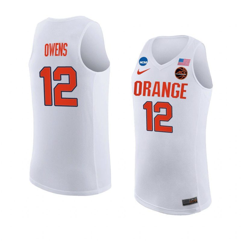 chaz owens college basketball jersey replica white