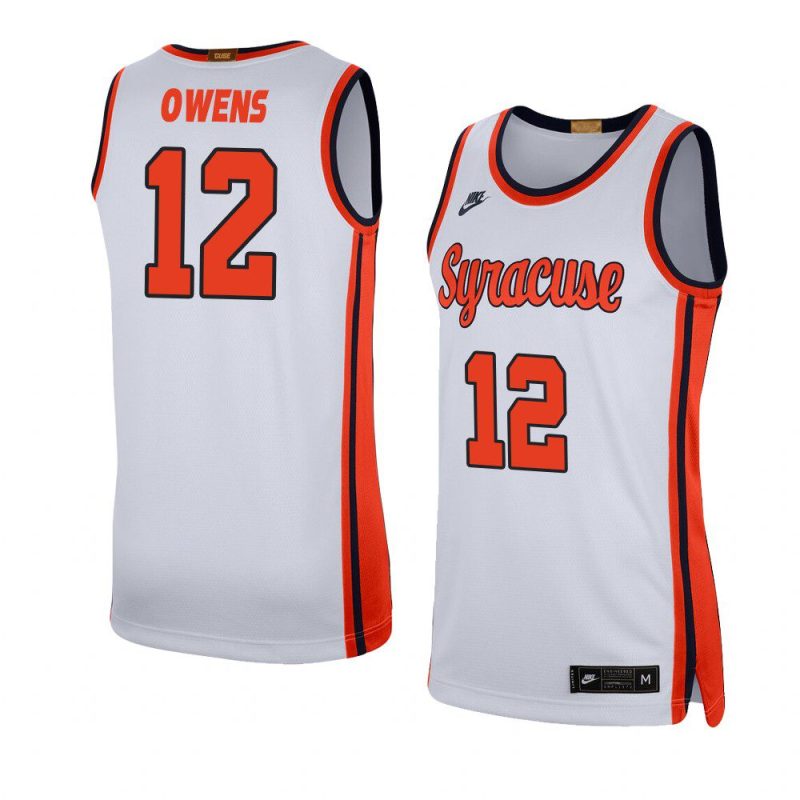 chaz owens swingman player jersey college basketball white