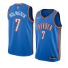 chet holmgren thunder icon edition blue 2022 nba draft jersey