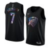 chet holmgren thunder iridescent holographic blackjersey black